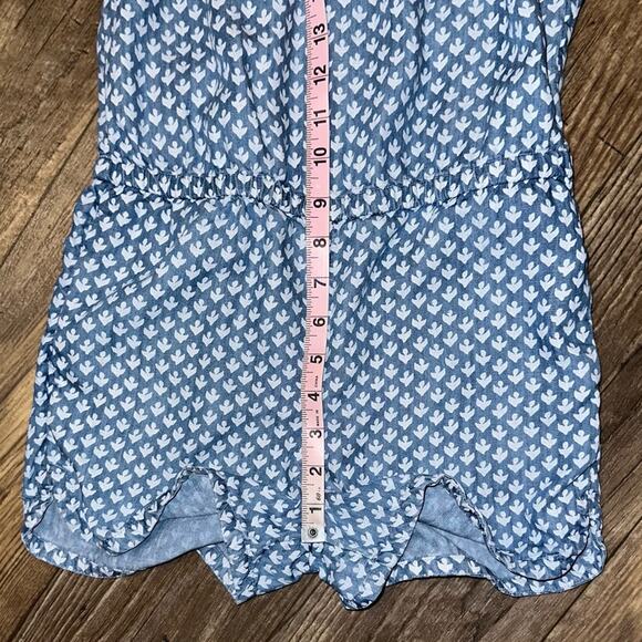 Vineyard Vines Girls Gustavia Block Print Romper Size Medium - Picture 14 of 15